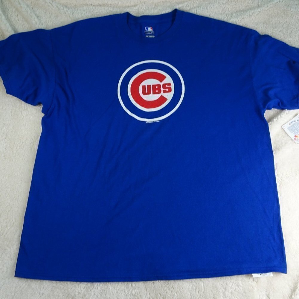 NWT MLB Chicago Cubs Blue T-Shirt 2XL NEW
